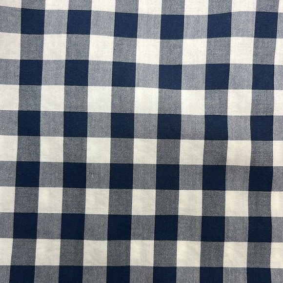 Blue and White Checkered Men's Shirt - Picture 3 of 6